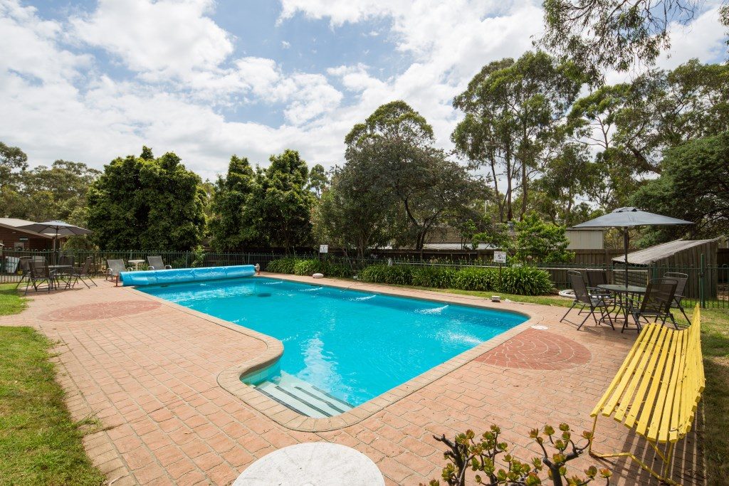 Swimming pool at A Maze 'N Things Holiday Park and Motel within central Phillip Island