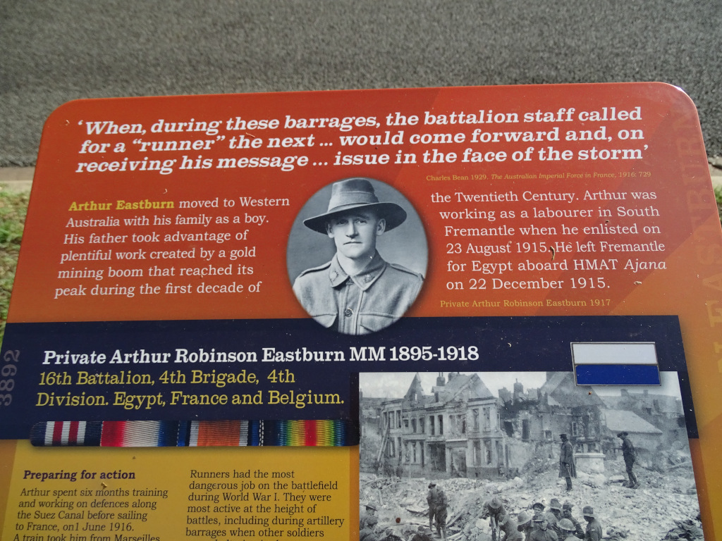 Interpretative signs Balranald Historic Trail