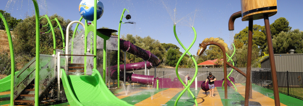 Splash park at Discovery Parks - Barossa Valley