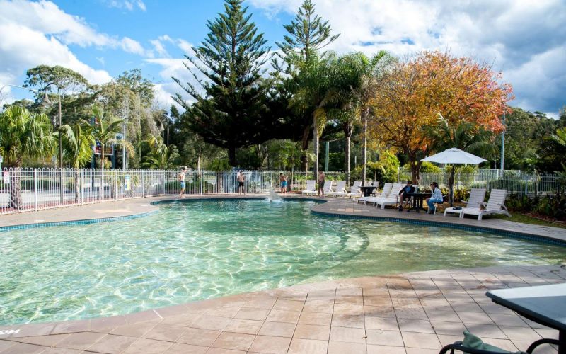 a lovely luxurious pool at BIG4 Batemans Bay Beach Resort