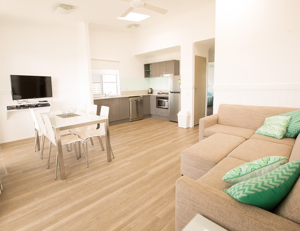 Villa interior at the NRMA Merimbula Beach Holiday Resort