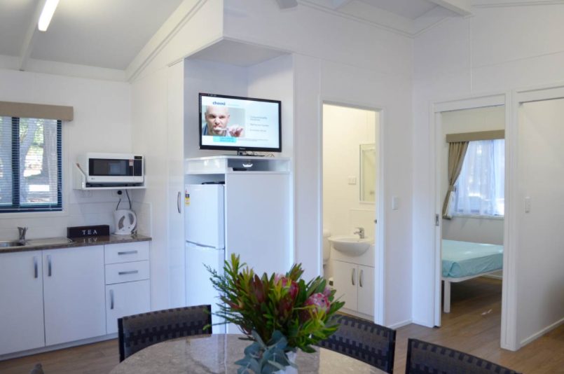 Second Valley Caravan Superior Cabin can sleep up to eight
