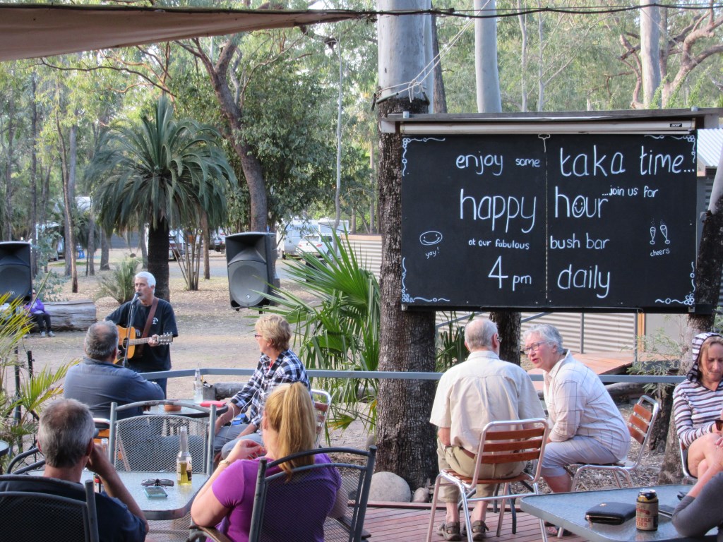 Happy hours are encouraged at the Takarakka Bush Resort