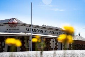 Exterior view of the Gulgong Pioneers Museum - home to one of the finest collections of Australiana in the country, Gulgong.