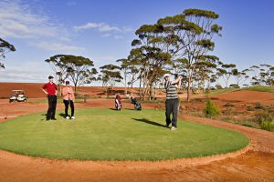 Kalgoorlie Golf Course features two holes on the Nullarbor Links