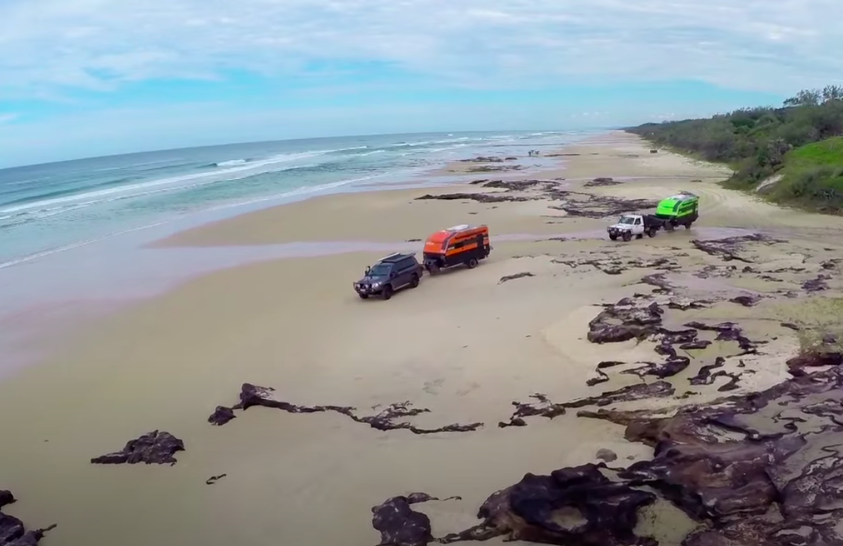 Fraser Island beach driving tips