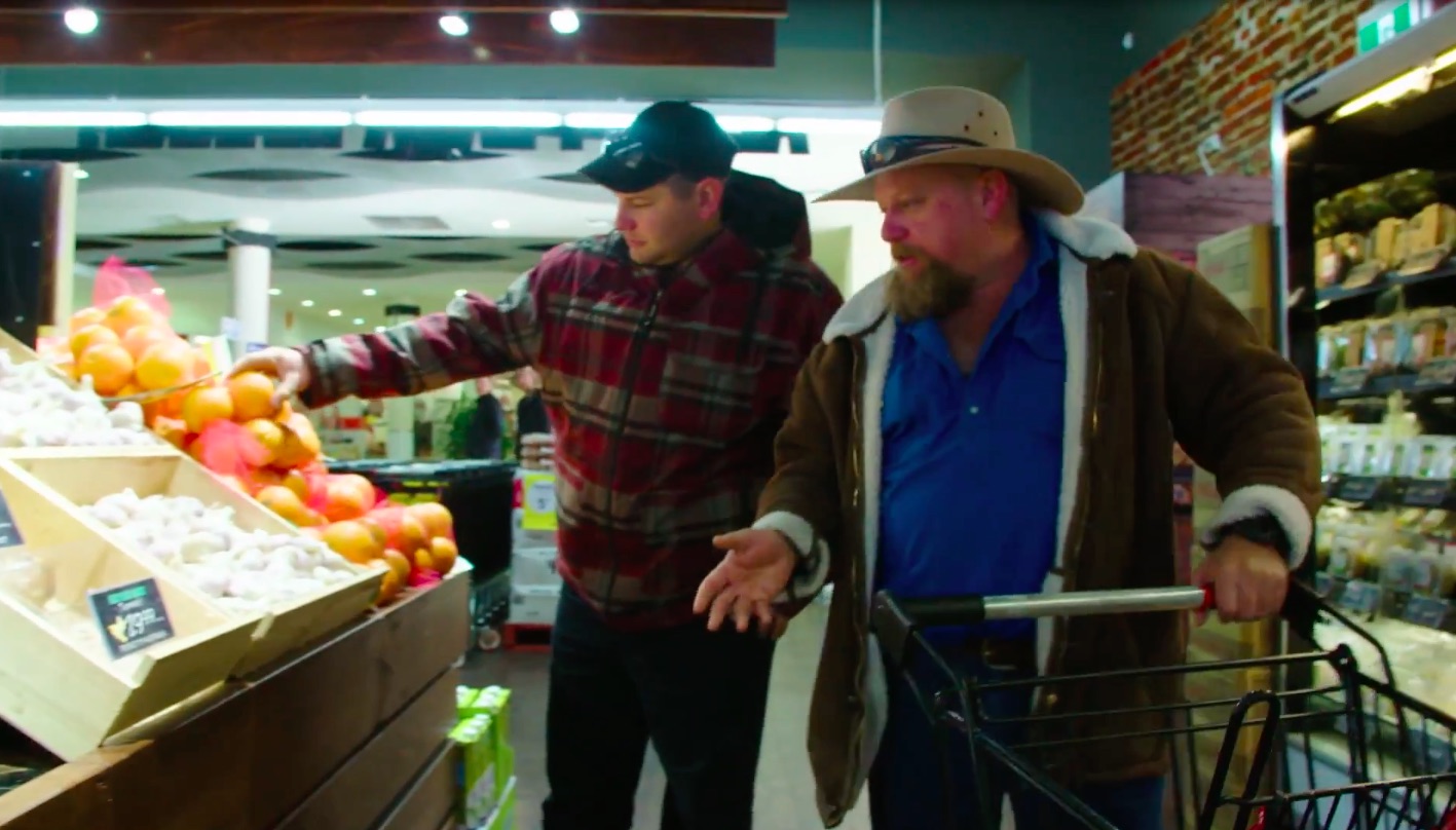 Shopping for a camping trip