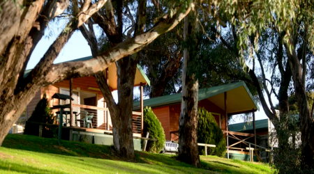 Apex Riverside Tourist Park in Forbes on the banks of the Lachlan River
